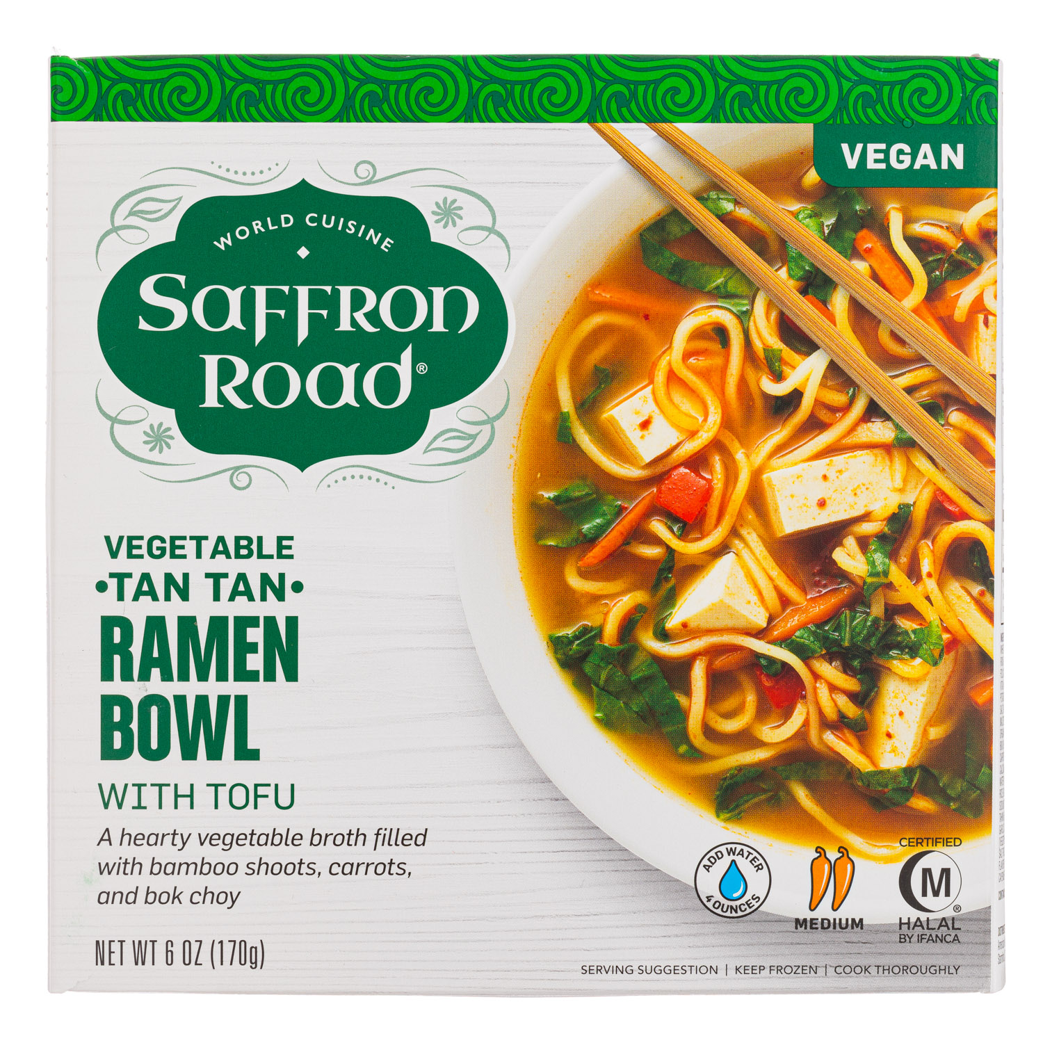 Vegetable Tan Tan Ramen Bowl with Tofu