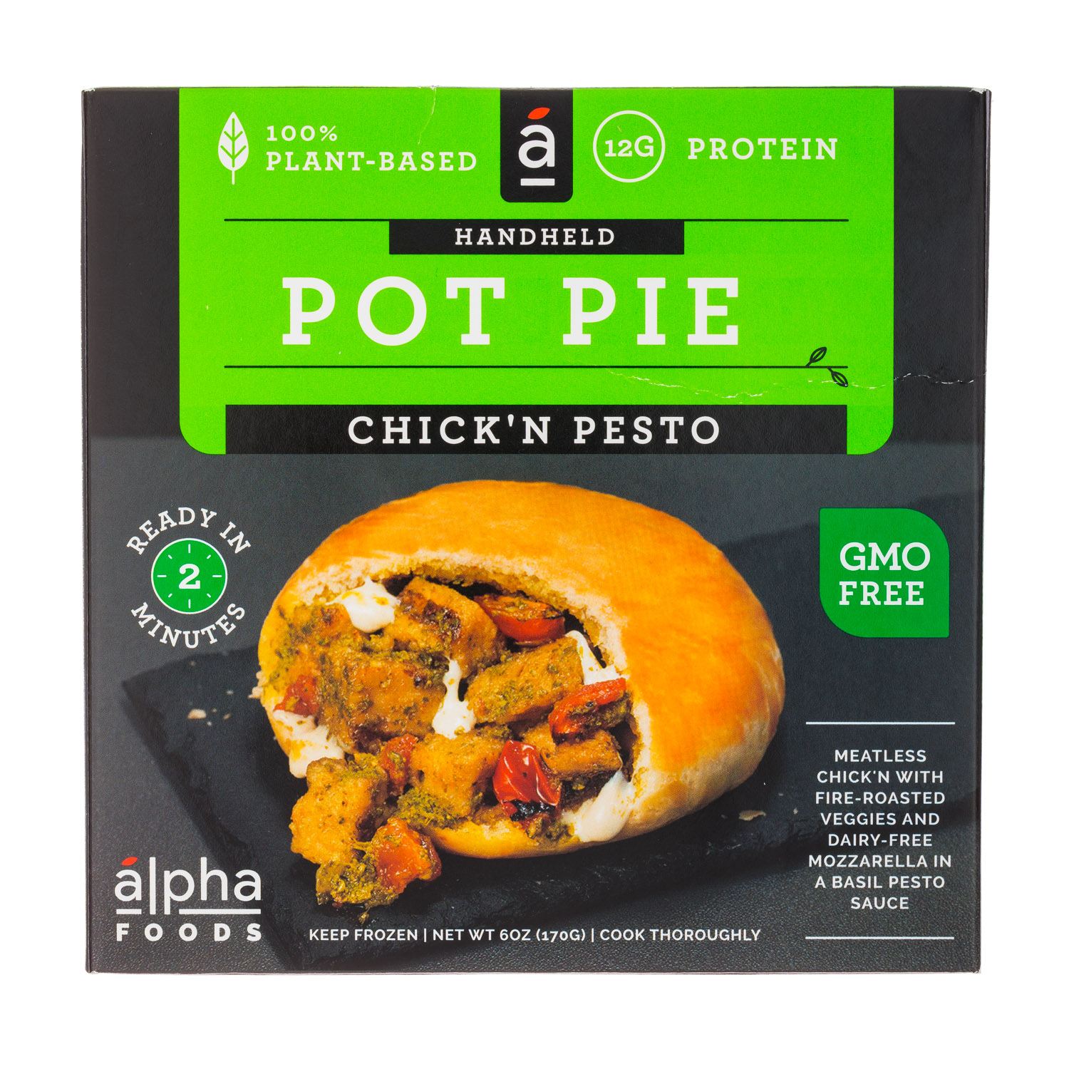 Chick'n Pesto Pot Pie
