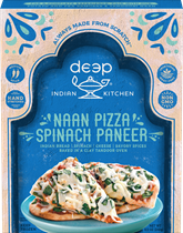 Naan Pizza - Spinach Paneer