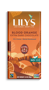 Blood Orange Extra Dark Chocolate Bar 70% 