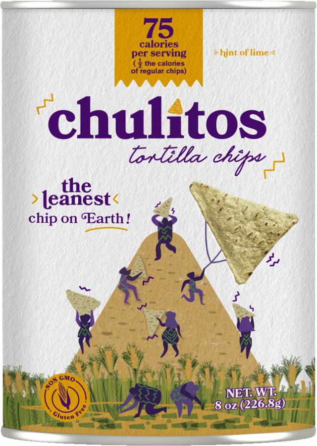 Chulitos Tortilla Chips | Hint of Lime 8oz.