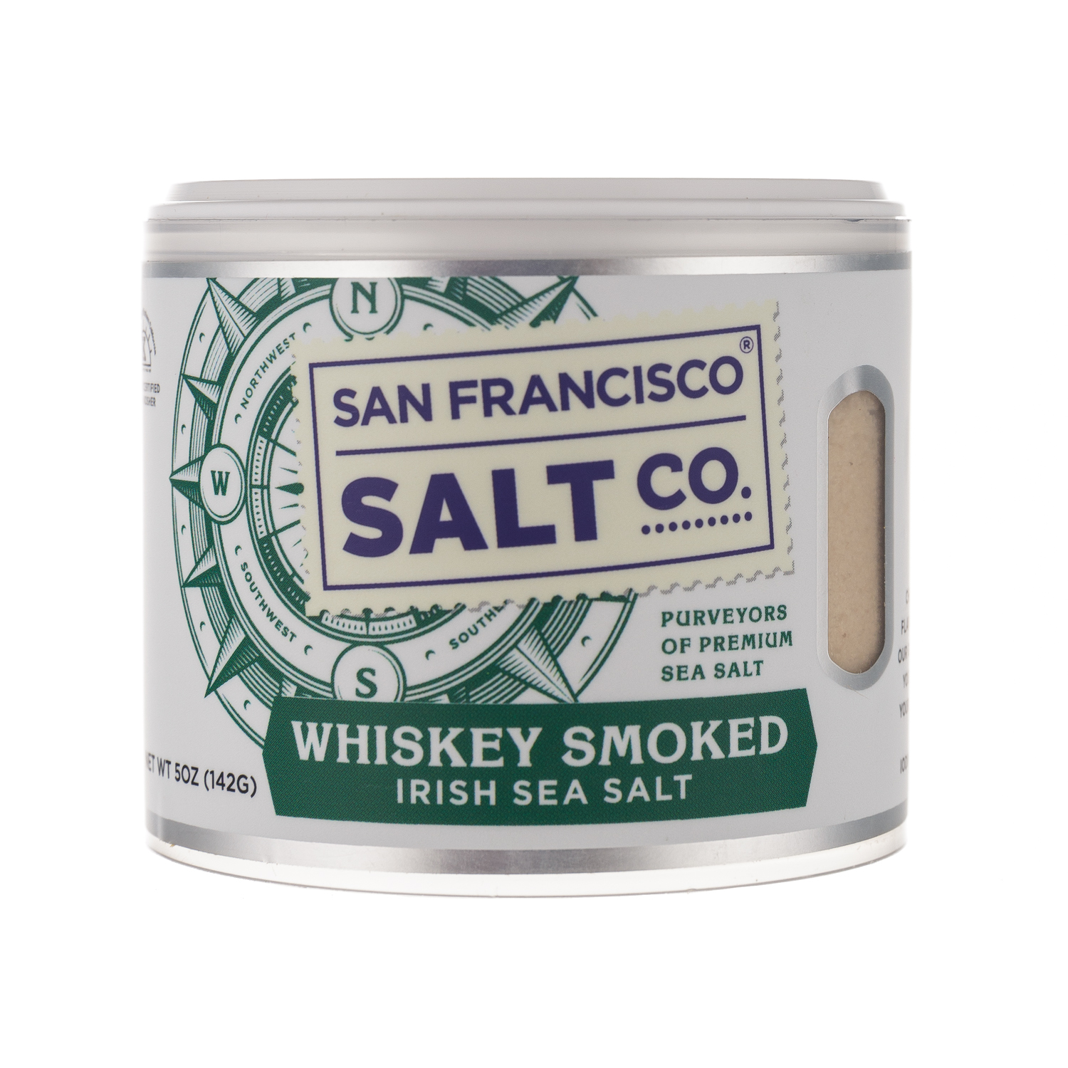 Whiskey Smoked Irish Sea Salt (5oz)