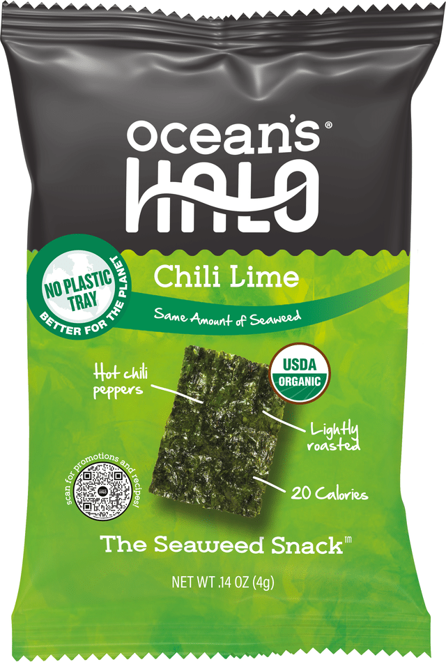 Chili Lime Trayless Seaweed Snack