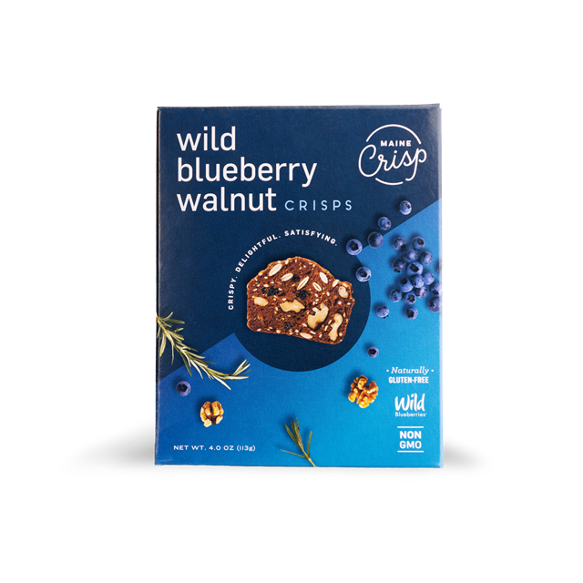Wild Blueberry Walnut Crisp