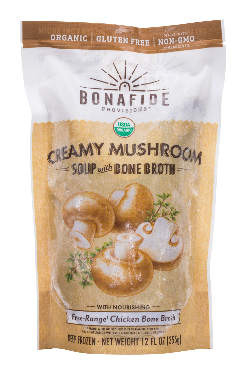 Creamy Mushroom Broth Soup