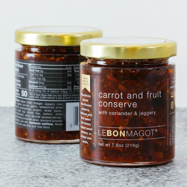 Carrot and Fruit Conserve with Coriander & Jaggery 