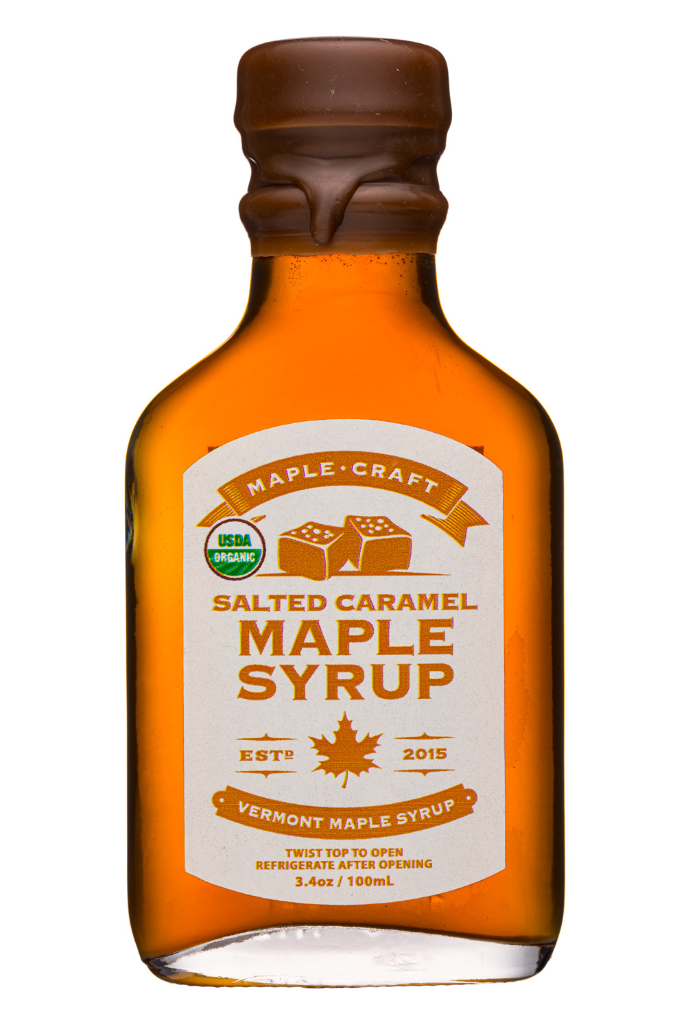 Salted Caramel Maple Syrup