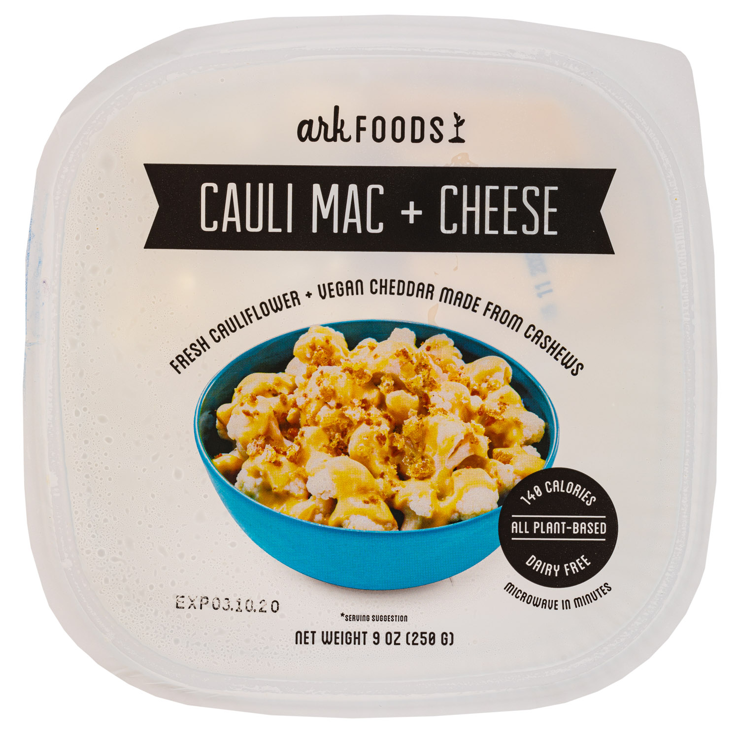 Fresh Cauliflower + Vegan Cheddar made from Cashews (2020)