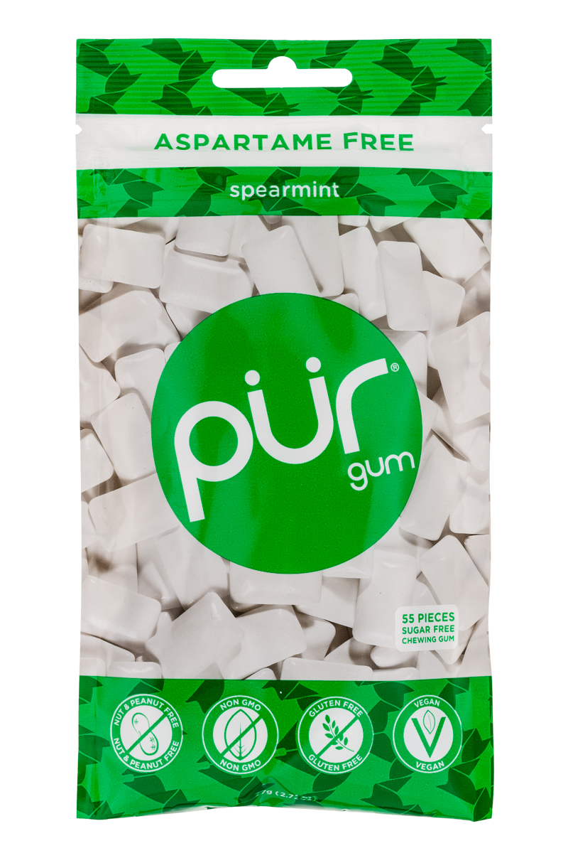Pur Company Pur Gum Aspartame Free Spearmint -- 12 Tray