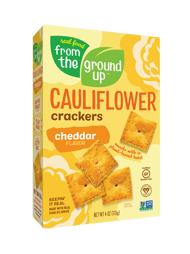 Cheddar Cauliflower Crackers