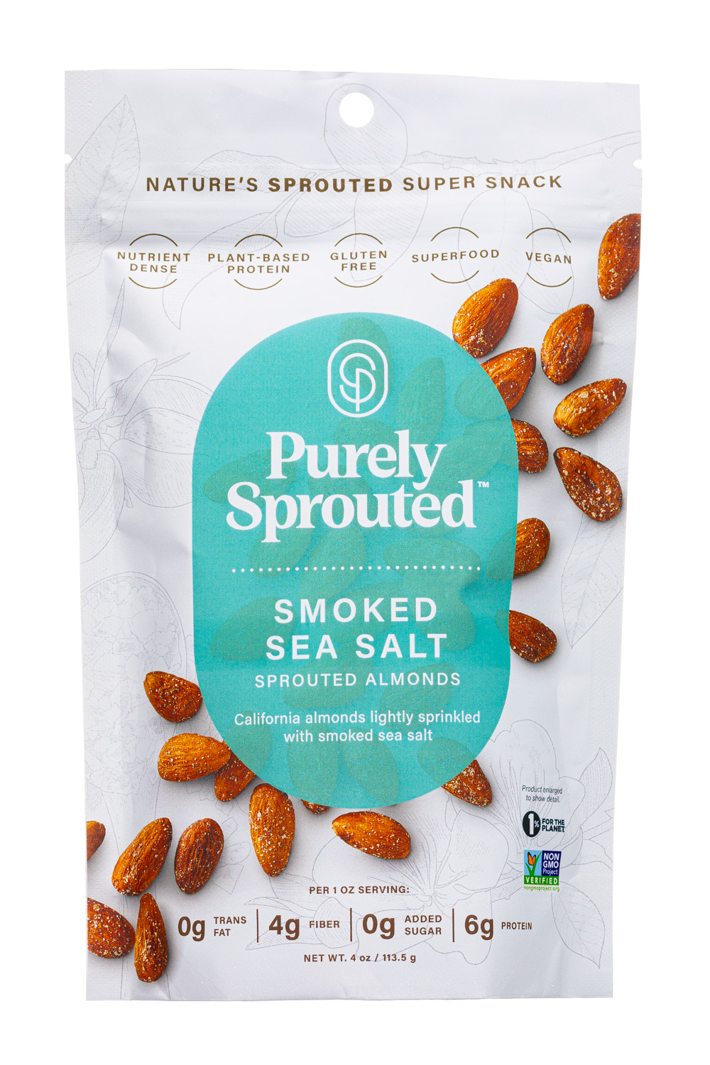 Purely Sprouted Garden Herb Sprouted Snack Mix - 4.0 oz