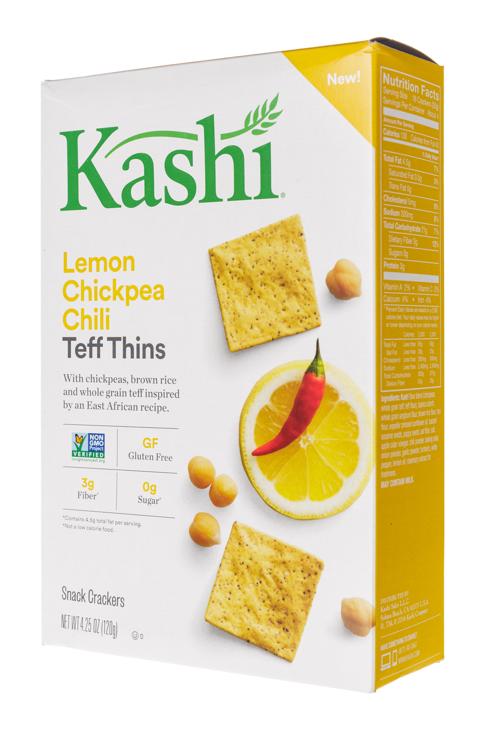 Teff Thins - Lemon Chickpea Chili 