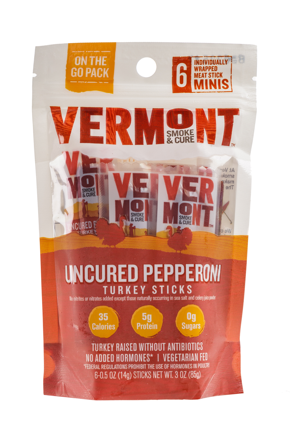 Uncured Pepperoni - Turkey Sticks Package
