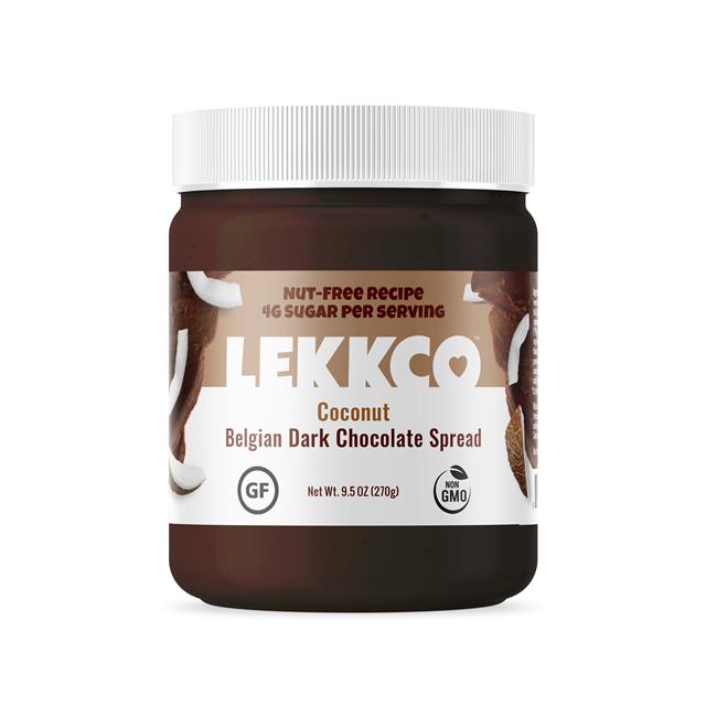 Lekkco Belgian Dark Chocolate Spread - Coconut