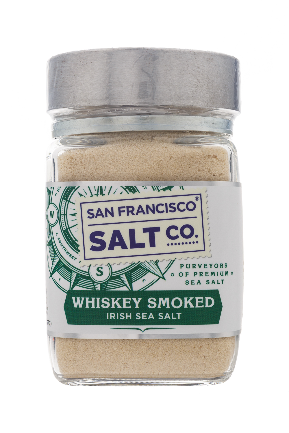 Whiskey Smoked Irish Sea Salt (8oz)
