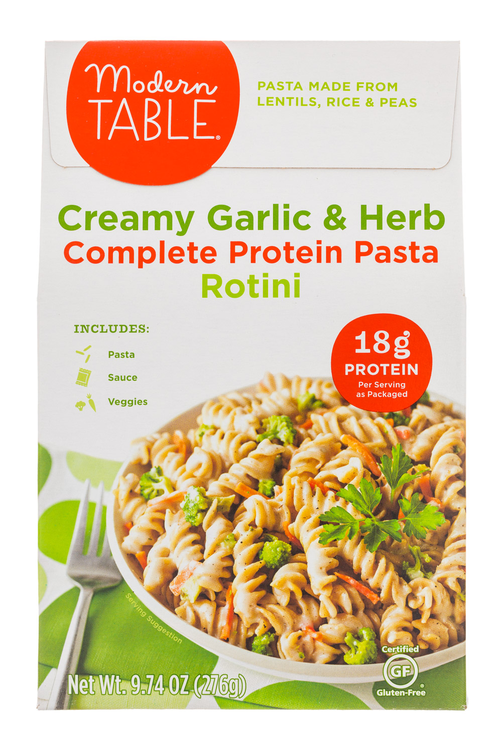 Creamy Garlic & Herb Rotini