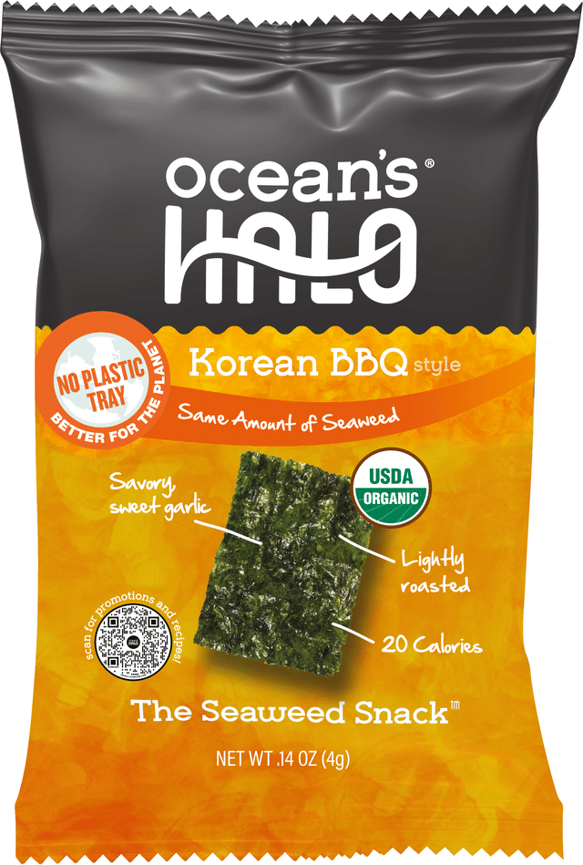 Korean BBQ Trayless Seaweed Snack
