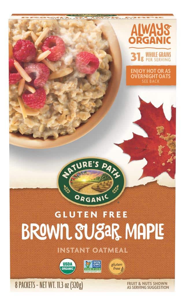 Gluten Free Brown Sugar Maple Oatmeal