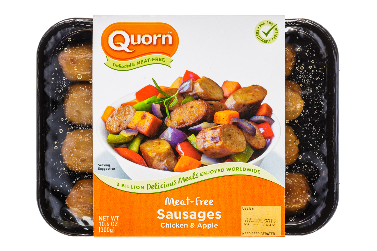 Meat-Free Chicken & Apple Sausages