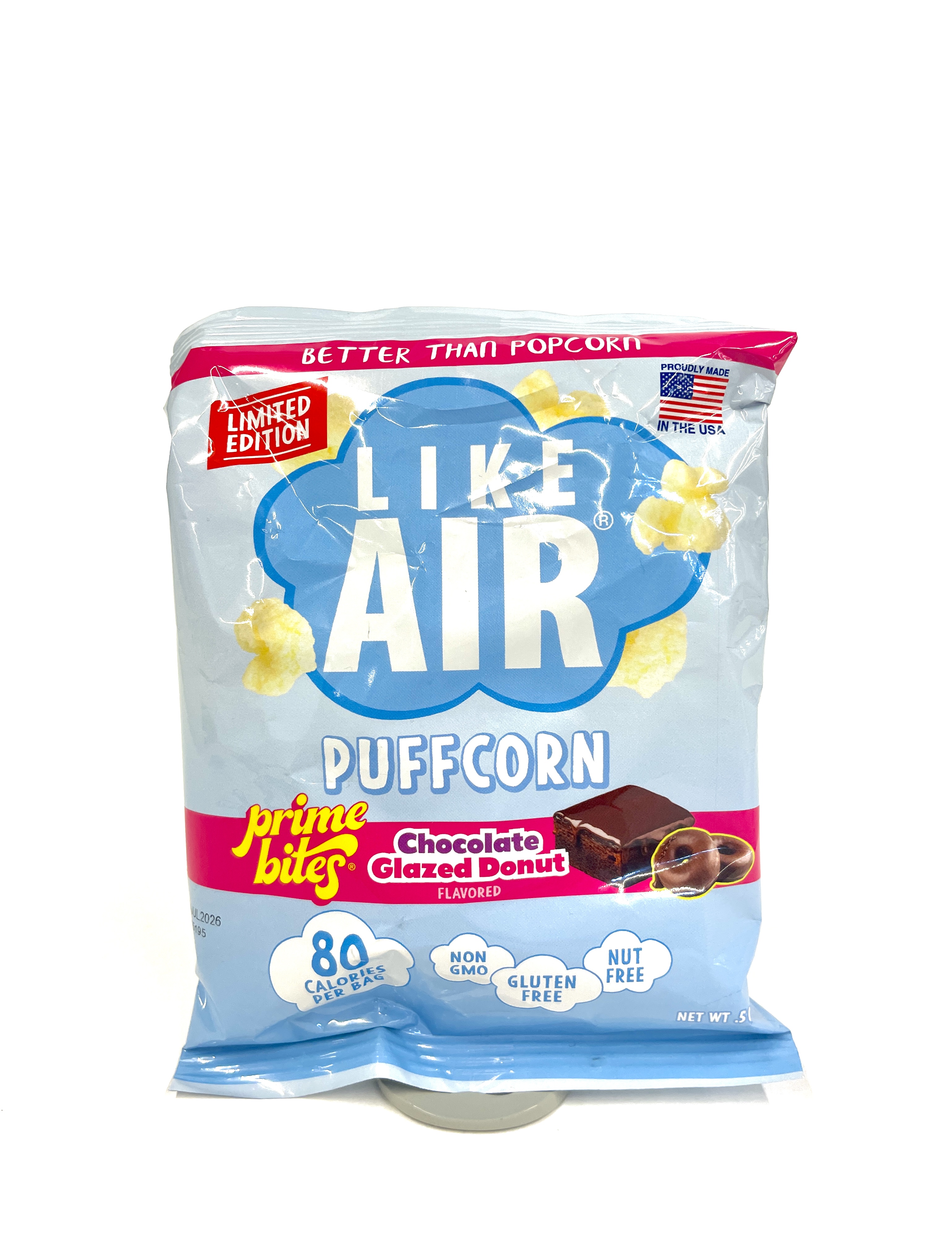 Puffcorn - Prime Bites Chocolate Glazed Donut