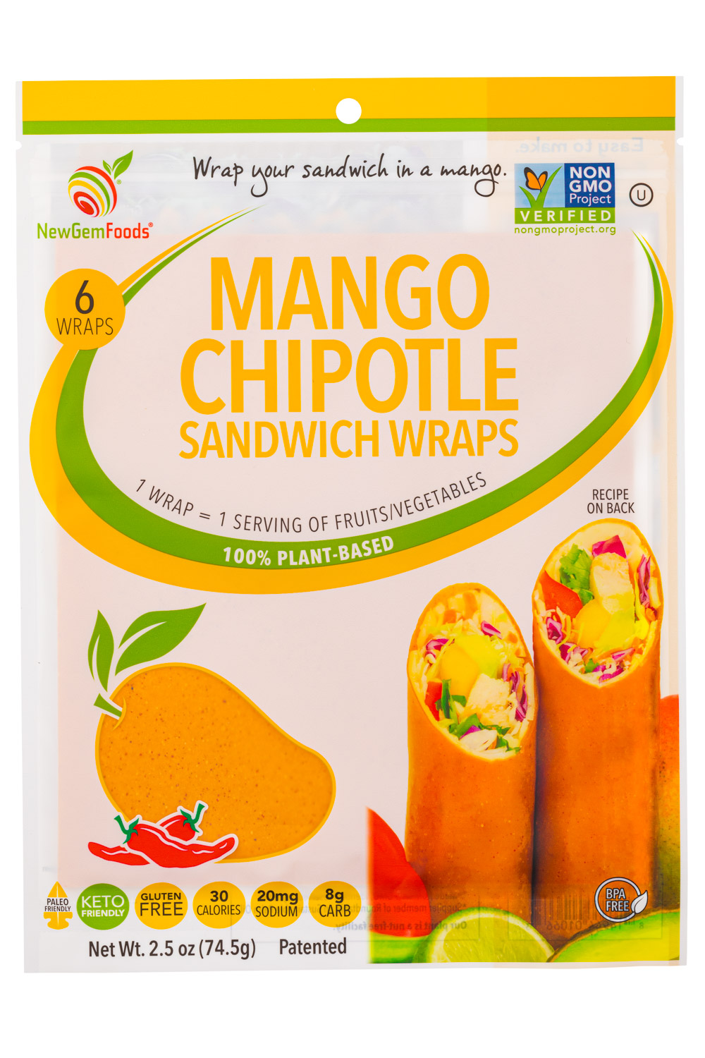 Mango Chipotle - Sandwich Wraps