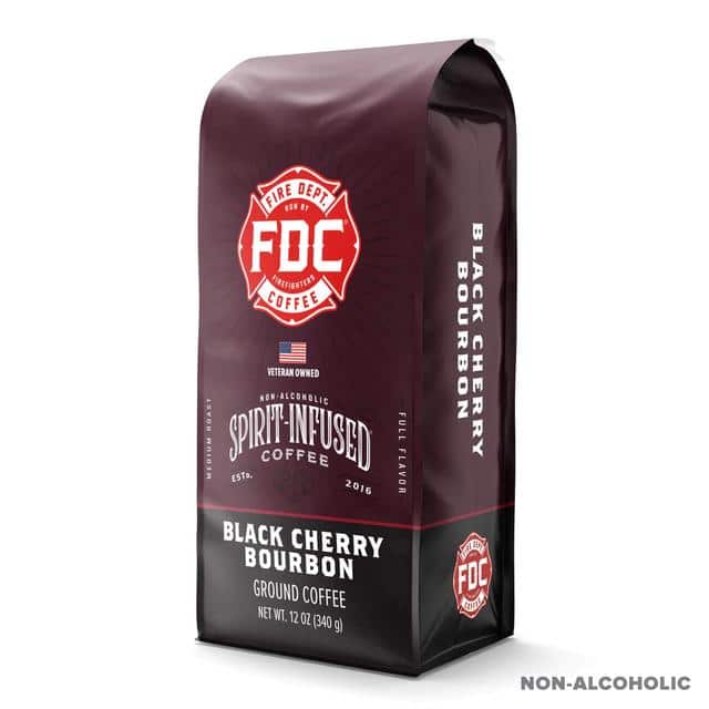 Black Cherry Bourbon Infused Coffee – Whole Bean or Ground