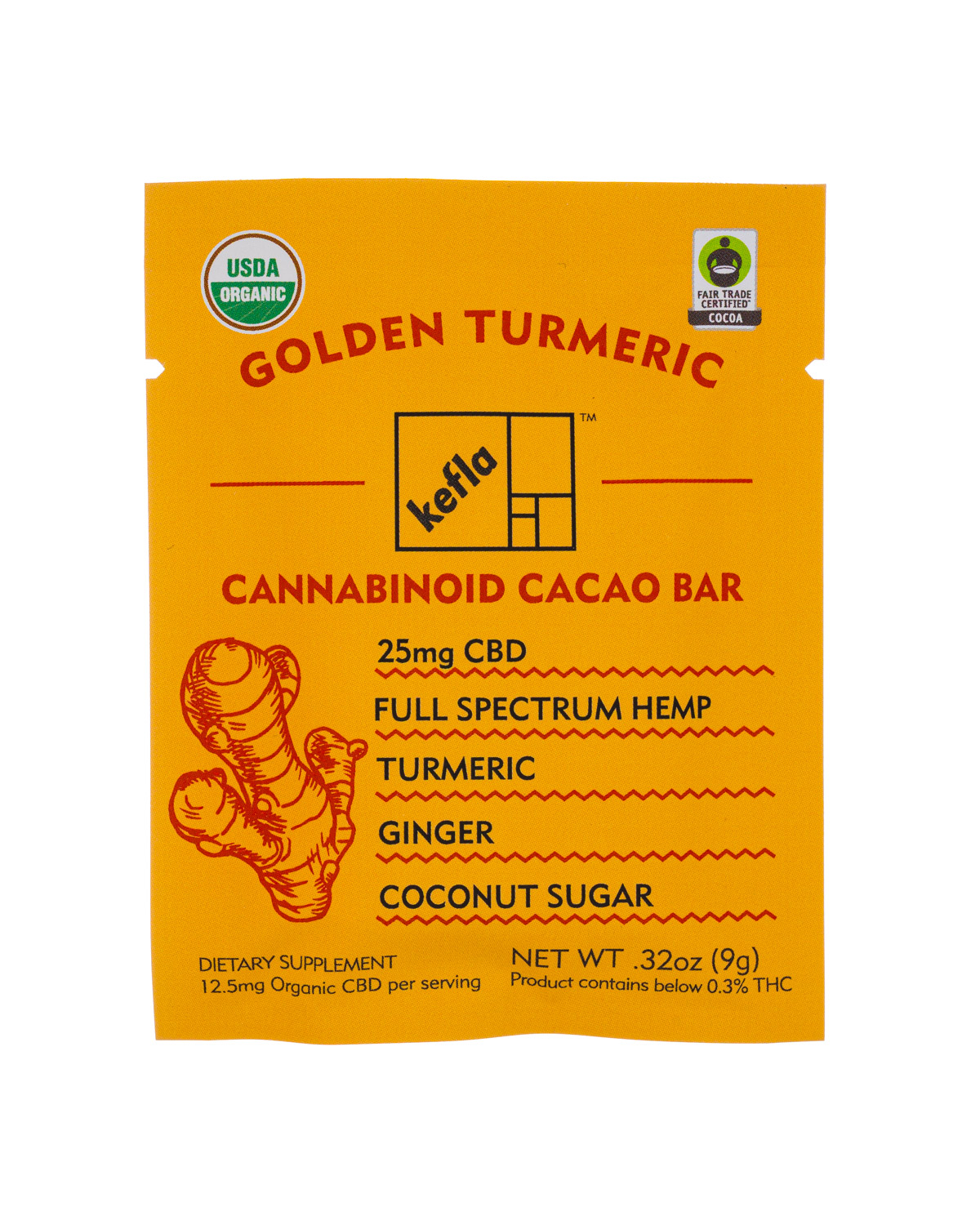 Golden Turmeric Cacao Bar
