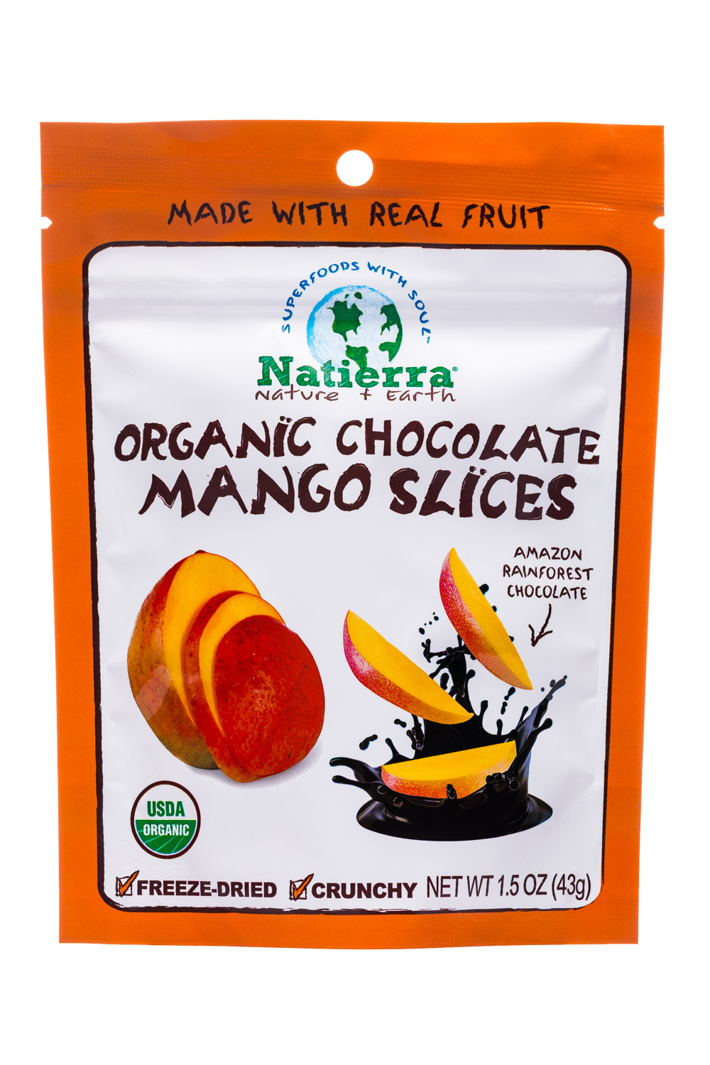 Organic Chocolate Mango Slices