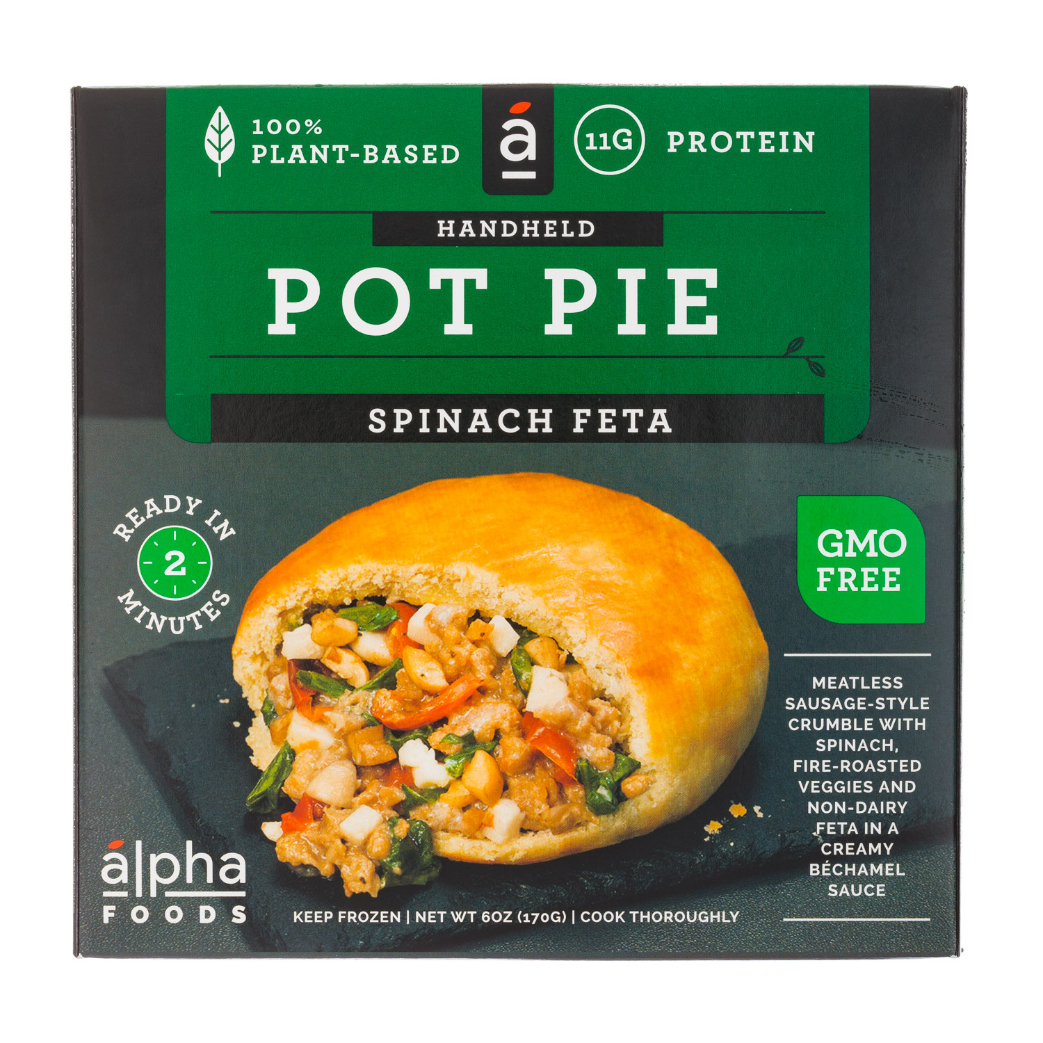 Spinach Feta Pot Pie