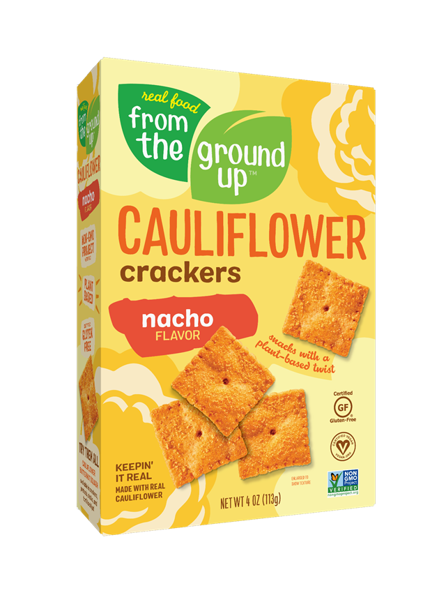 Nacho Cauliflower Crackers 