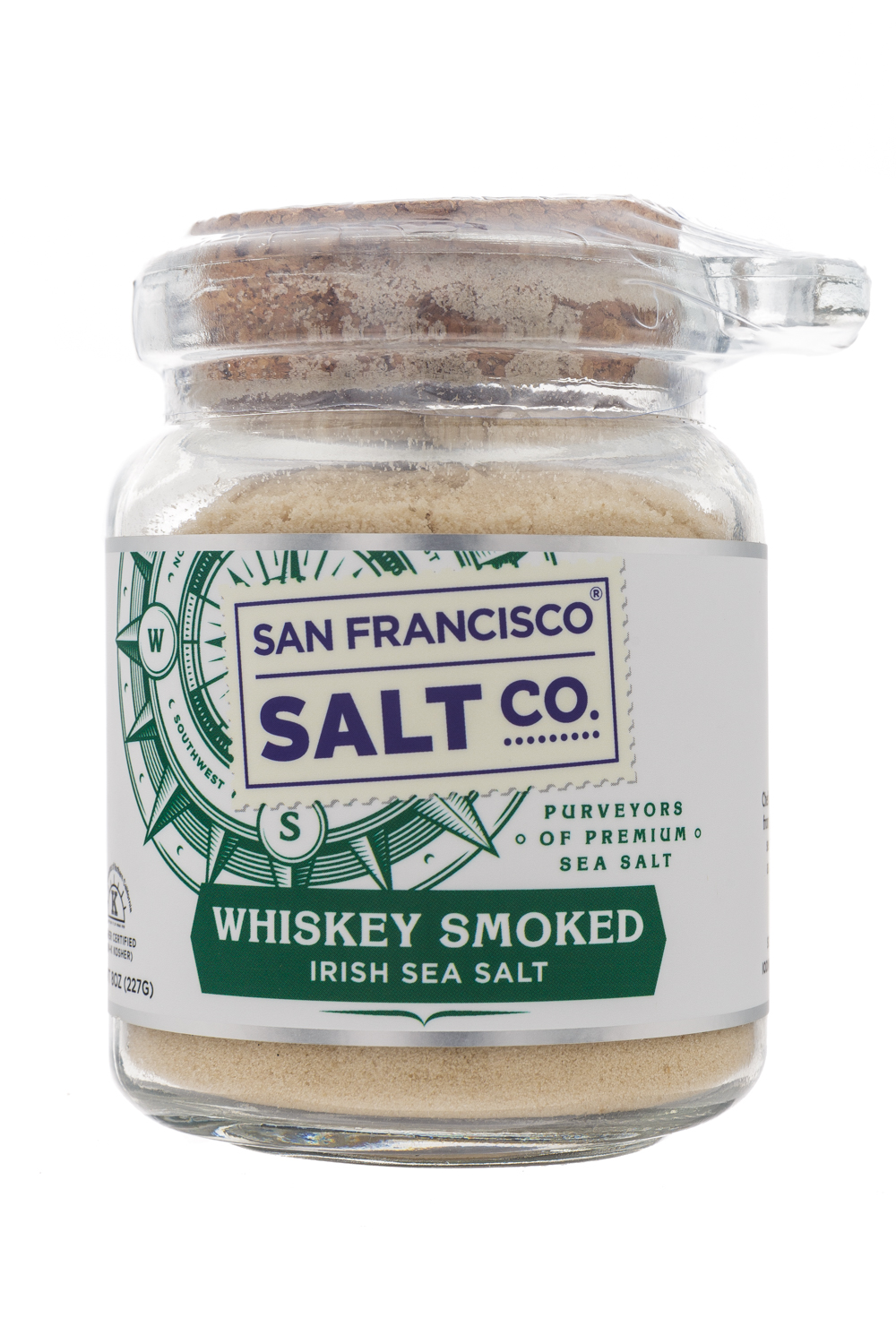 Whiskey Smoked Irish Sea Salt (8oz)