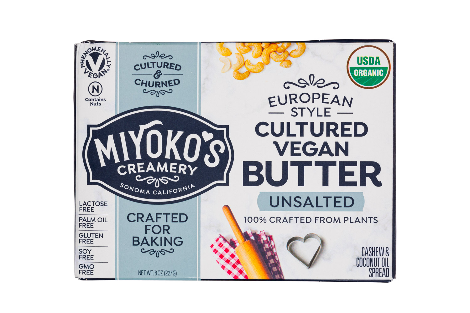 European Style Vegan Butter - Unsalted 2020