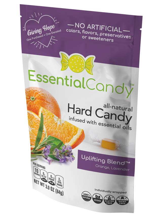 Uplifting Blend Hard Candy with Orange and Lavender