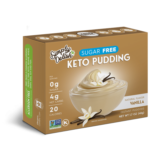 Simply Delish Vanilla Keto Pudding