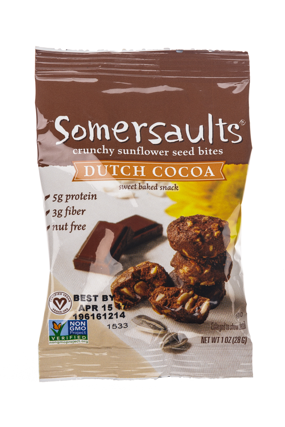 Crunchy Sunflower Seed Bites - Dutch Cocoa (6oz) 