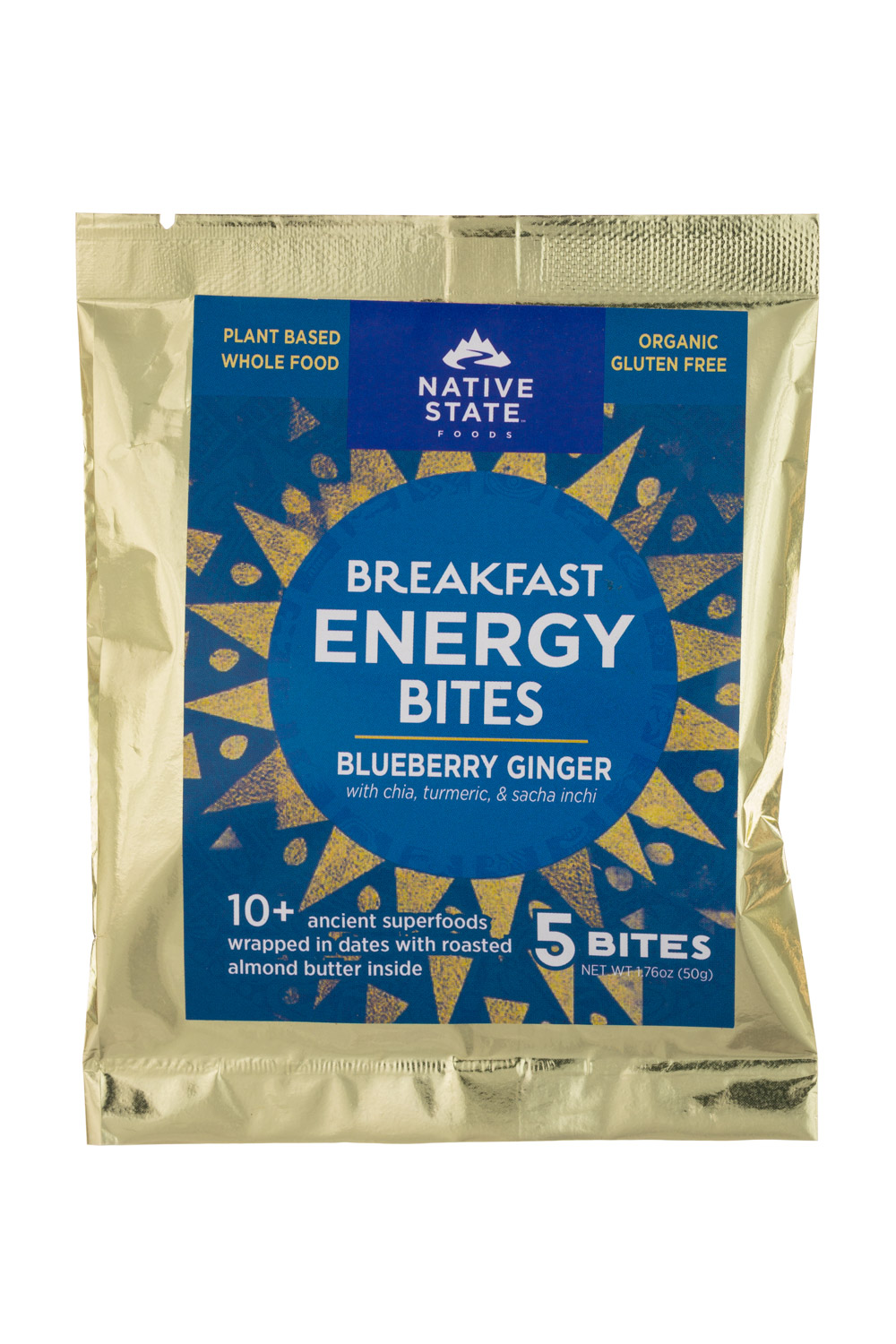 Superfood Snack Bites, Blueberry Ginger