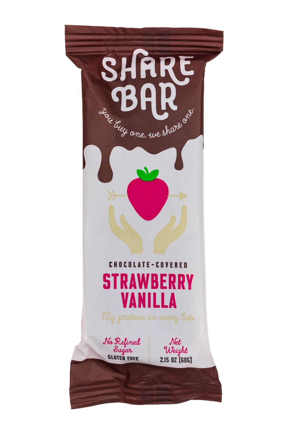 Strawberry Vanilla Chocolate Share Bar