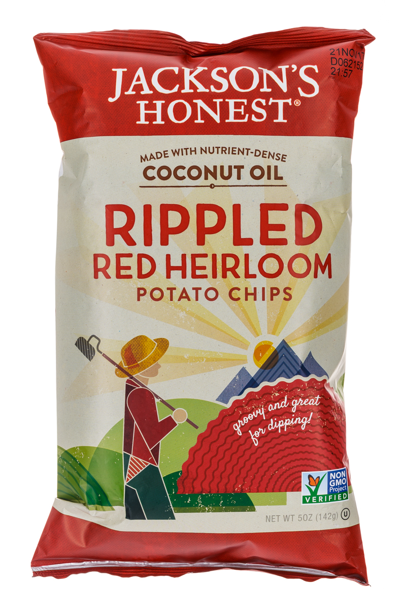 Rippled Red Heirloom Potato Chips