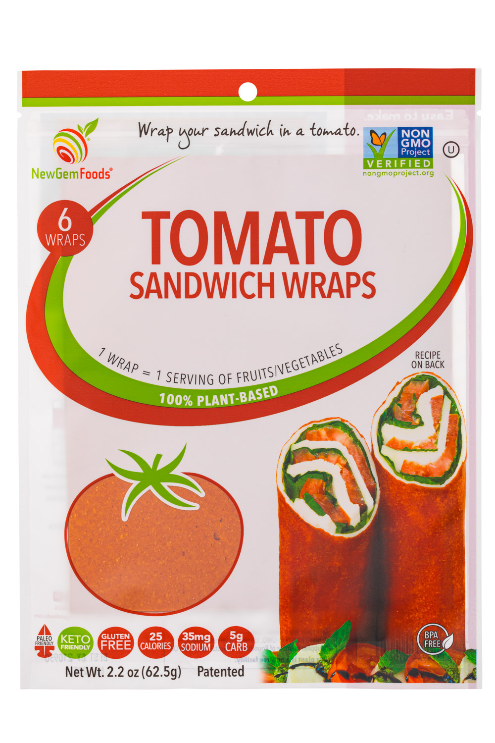 Tomato - Sandwich Wraps