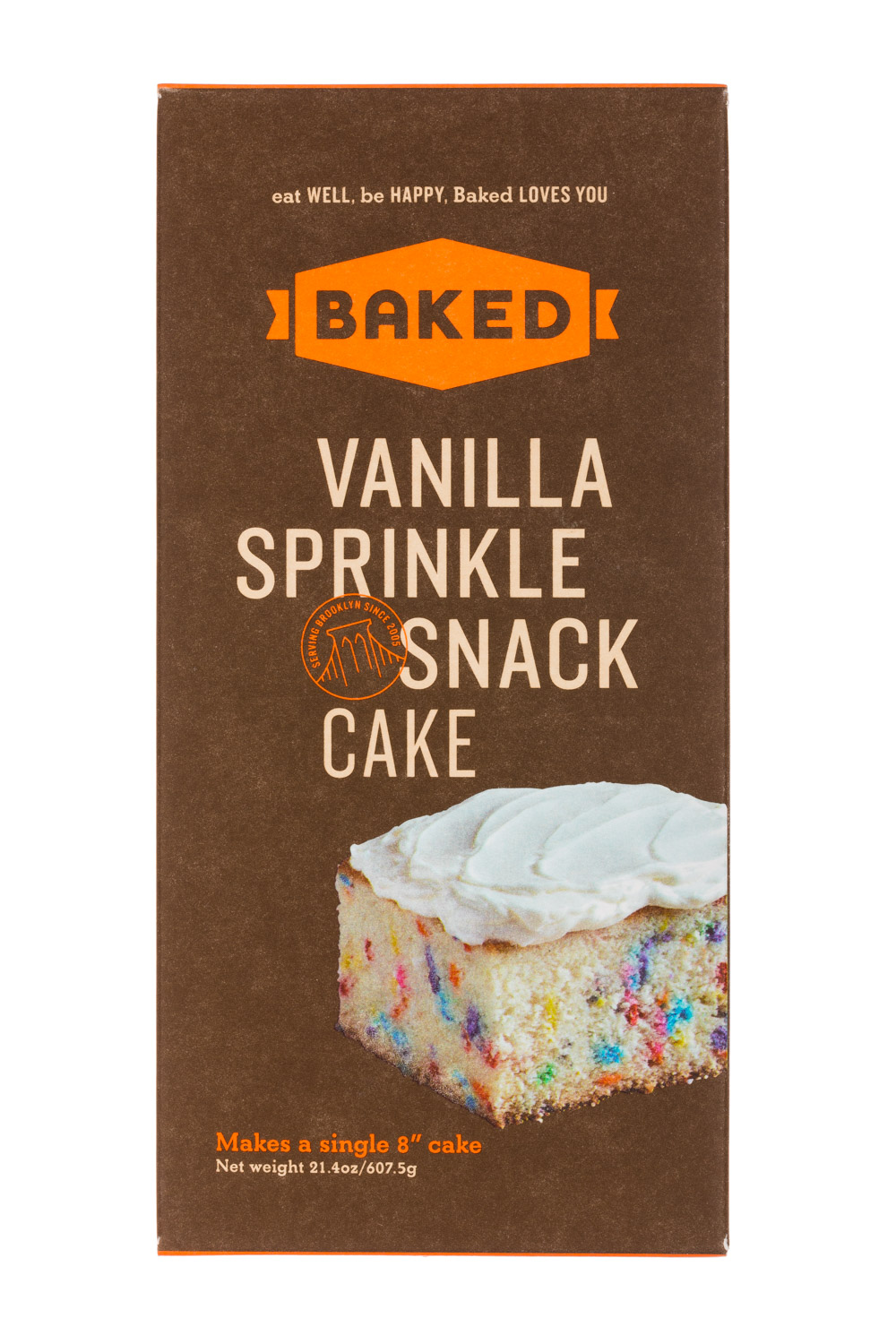 Vanilla Sprinkle Snack Cake