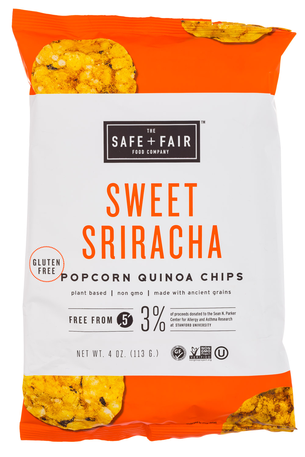 Sweet Sriracha Quinoa Chips