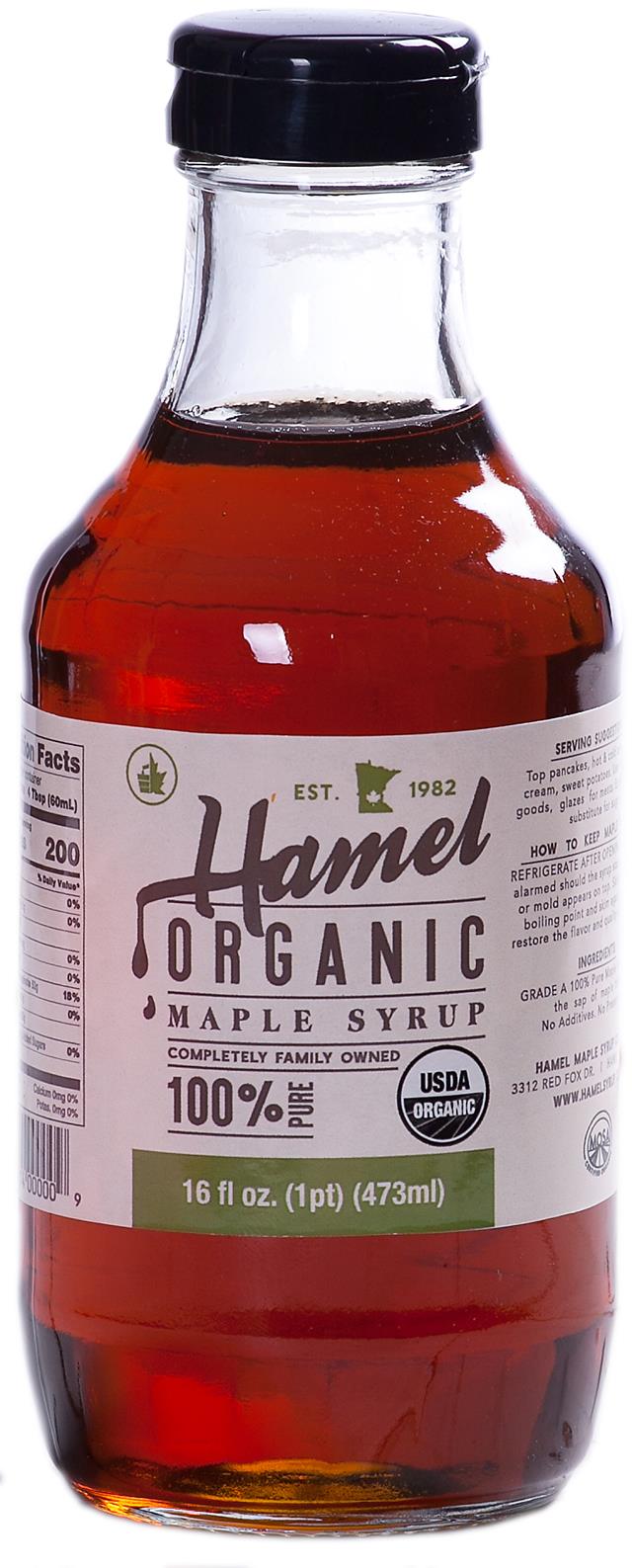 Hamel Maple Syrup 16oz Certified Organic