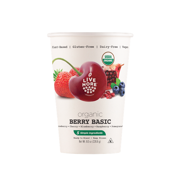 LiveMore Organics  100% Organic Pre-Made Smoothie Cups