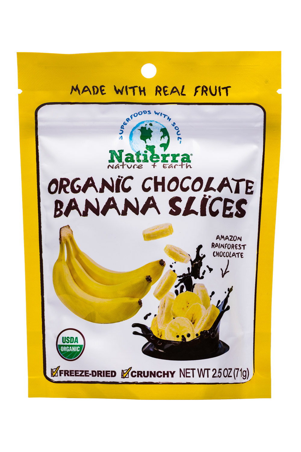 Organic Chocolate Banana Slices