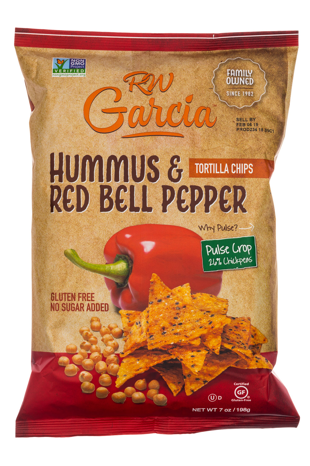 3 Seed Hummus & Red Bell Pepper