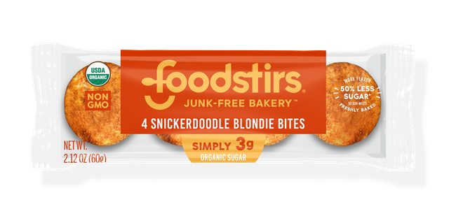 Organic Snickerdoodle Blondie Bites