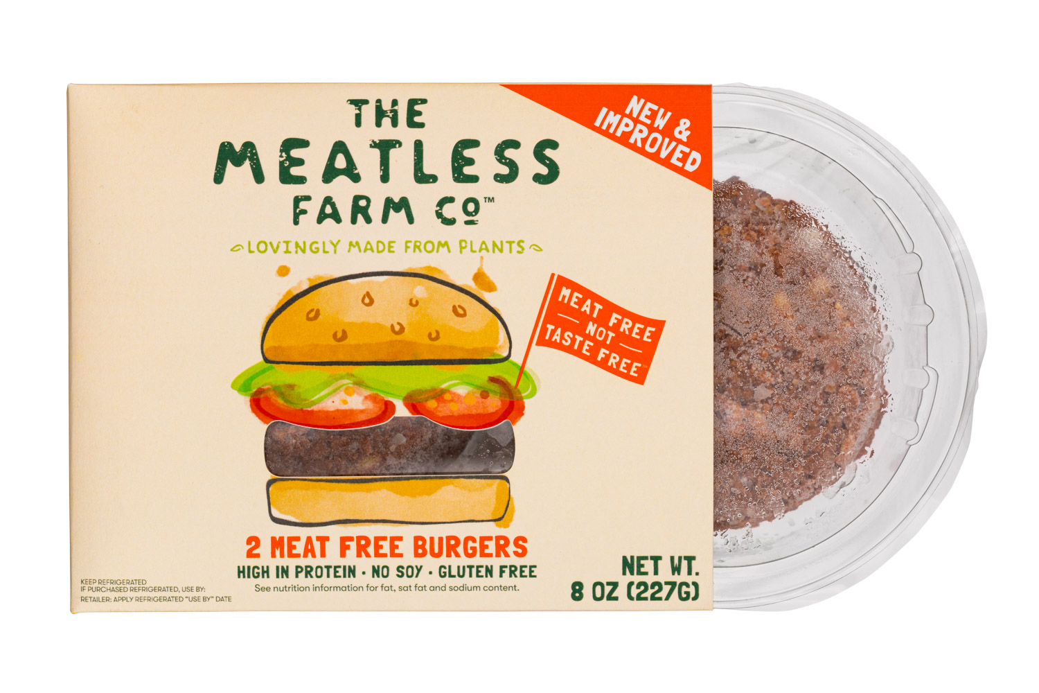 2 Meat Free Burgers