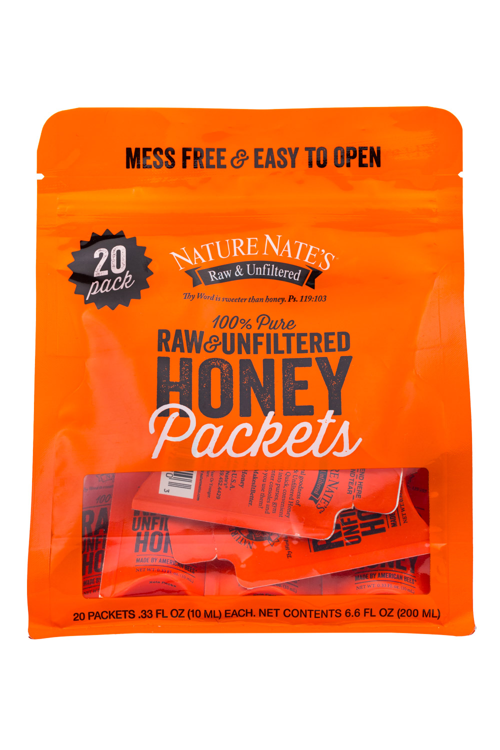 Raw & Unfiltered Honey Packets