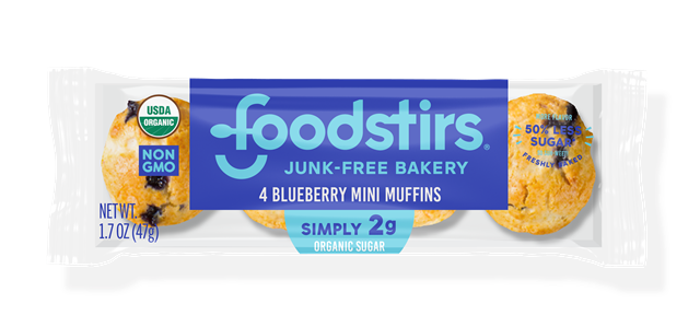 Organic Blueberry Mini Muffins