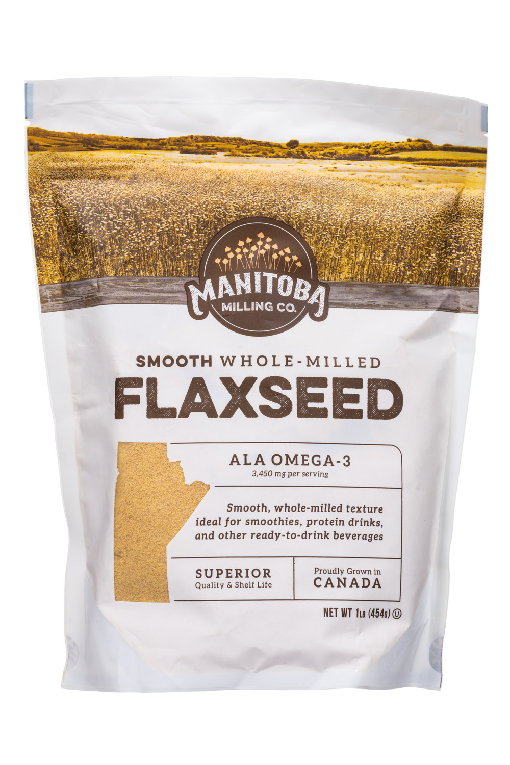 Smooth Whole-Milled Flaxseed
